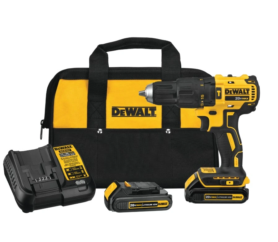 Taladro Dewalt 20v Max Rotomartillo Inalámbrico Percutor 1/2