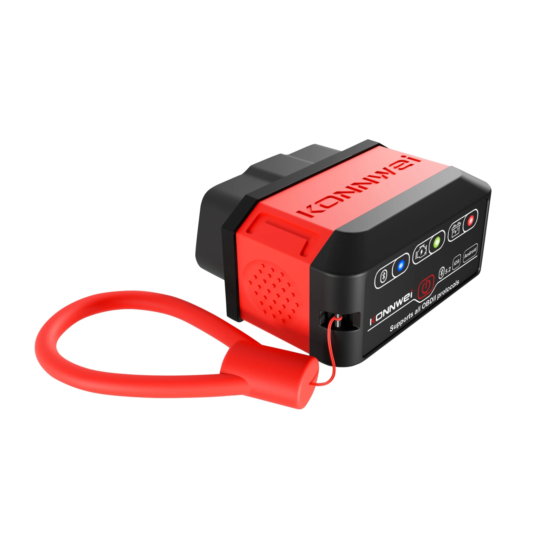 Escáner Automotriz Konnwei Kw906 Obd2 Interfaz Bluetooth